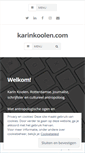 Mobile Screenshot of karinkoolen.com