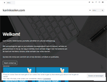 Tablet Screenshot of karinkoolen.com